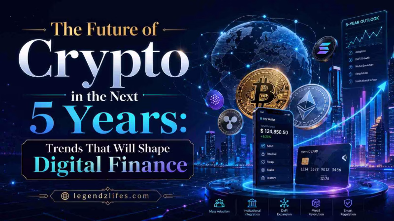 The Future of Crypto in the Next 5 Years: Trends That Will Shape Digital Finance