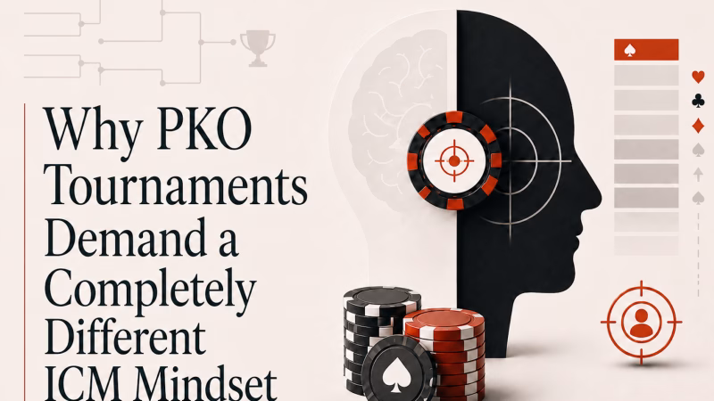 The All-In Call You Keep Folding: Why PKO Tournaments Demand a Completely Different ICM Mindset